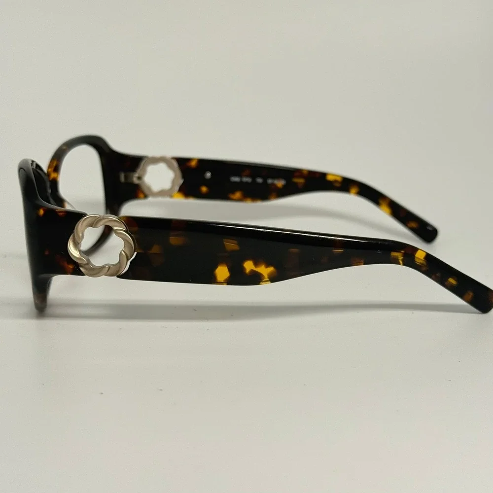 Chelsea Morgan Suns CMS 1012 TO Tortoise Oval Eyeglass Frames 57-16-135 Silver